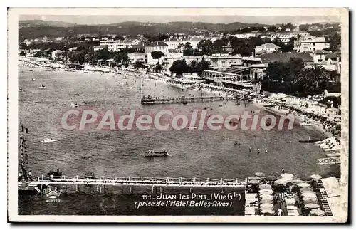 Cartes postales Juan Les Pins Prise De I'Hotel Belles Rives