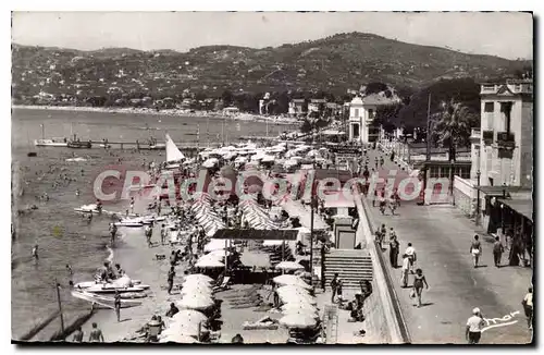 Cartes postales Juan Les Pins La Promenade Et La Plage