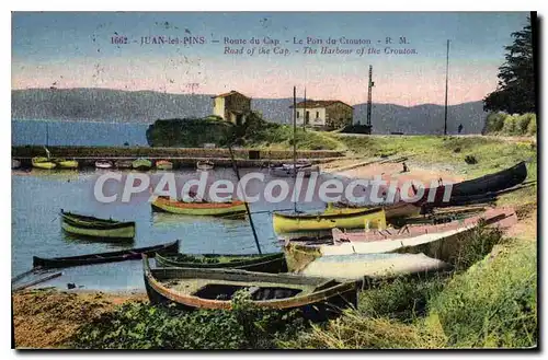 Cartes postales Juan Les Pins Route Du Cap Le Port du crouton