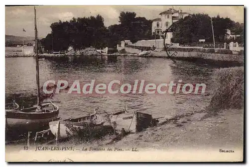 Cartes postales Juan Les Pins La Fontaine Des Pins