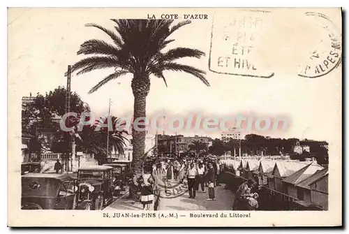 Cartes postales Juan Les Pins Boulevard Du Littoral