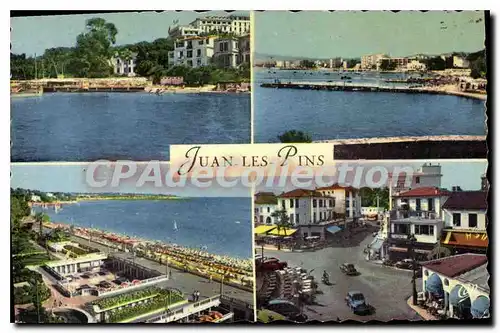 Cartes postales Juan Les Pins Les Plages Et Le Carrefour