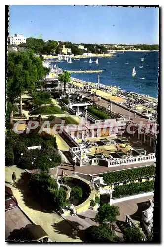 Cartes postales Juan Les Pins les jardins et la promenade