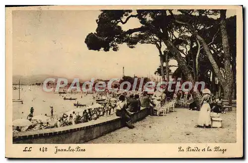 Cartes postales Juan Les Pins La Pinede Et La Plage