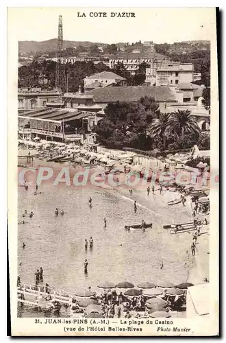 Cartes postales Juan Les Pins La Plage Du Casino