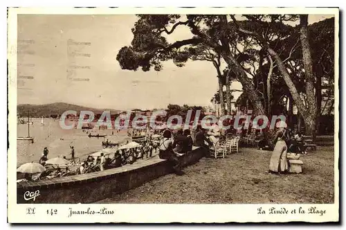 Cartes postales Juan Les Pins La Pinede Et La Plage