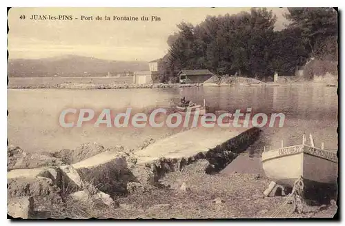 Cartes postales Juan Les Pins Port De La Fontaine Du Pin