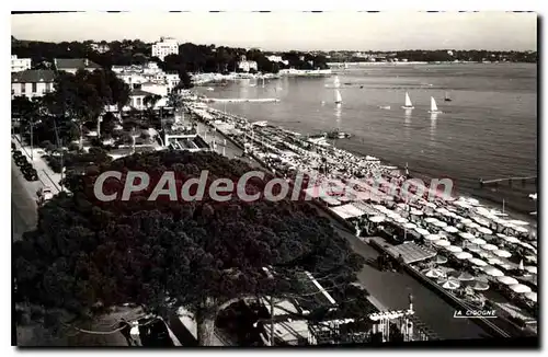 Cartes postales Juan Les Pins Vue Generale De La Plage