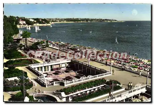 Cartes postales Juan Les Pins Les Nouvelles Terrasses Et La Plage