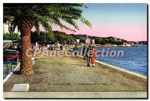 Cartes postales Juan Les Pins Le Boulevard De La Plage