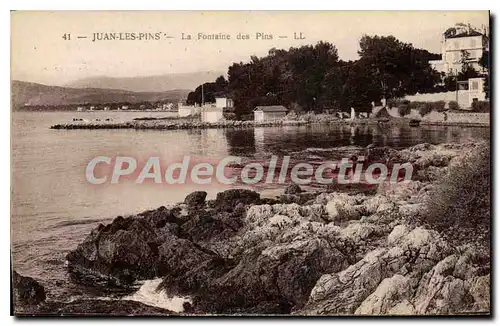 Cartes postales Juan Les Pins La Fontaine Des Pins