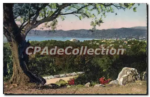 Cartes postales Juan Les Pins Et Le Golfe Juan Vus De ND Garupe