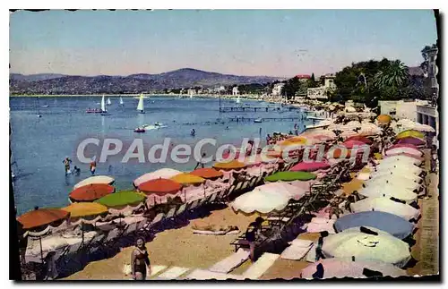 Ansichtskarte AK Juan Les Pins Vue Generale Des Plages