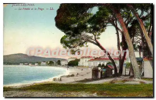 Cartes postales Juan Les Pins La P�n�de Et La Plage