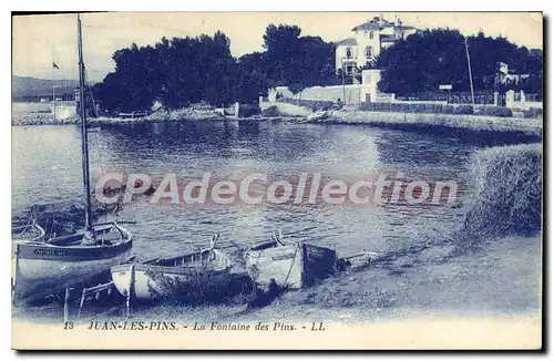 Cartes postales Juan Les Pins La Fontaine Des Pins