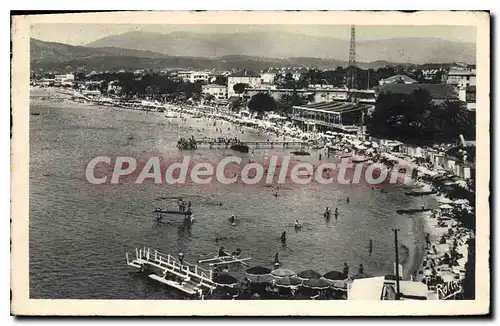 Ansichtskarte AK Juan Les Pins Vue D'Ensemble De La Plage