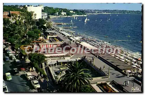 Ansichtskarte AK Juan Les Pins Les Plages new beach juanita miami ruban bleu colombier douce plage