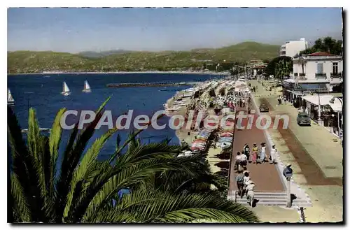 Cartes postales Juan Les Pins Vue Sur Les Plages Et Le Bord De Mer