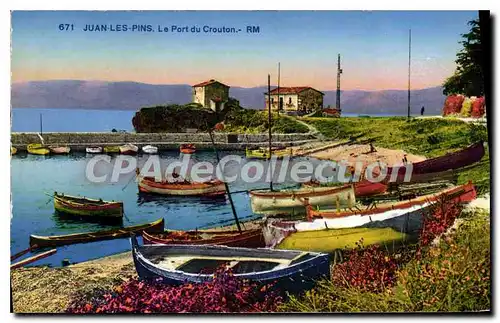 Ansichtskarte AK Juan Les Pins Le Port Du Crouton