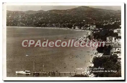 Ansichtskarte AK Juan Les Pins Vue D'Ensemble De La Plage