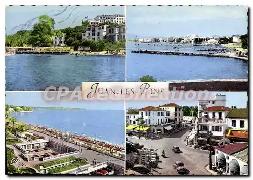 Cartes postales moderne Juan Les Pins Les Plages Et Le Carrefour