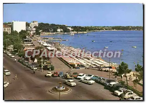 Moderne Karte Juan Les Pins La Promenade Du Soleil