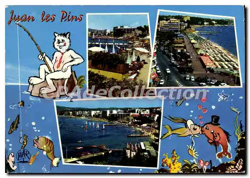 Cartes postales moderne Juan Les Pins La Plage