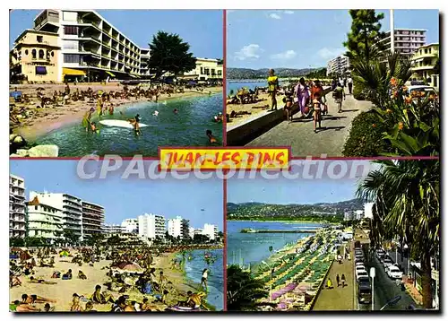 Moderne Karte Juan Les Pins souvenir