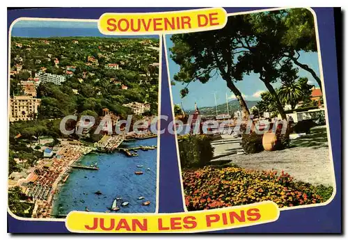 Moderne Karte Juan Les Pins souvenir