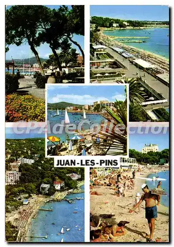 Moderne Karte Juan Les Pins souvenir