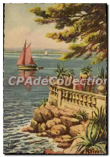 Cartes postales moderne Juan Les Pins Vue Prise Du Cap D'Antibes