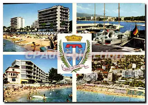 Moderne Karte Juan Les Pins souvenir