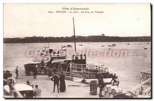 Cartes postales Dinard La  Cale Au Loin La Vicomt�