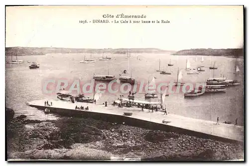 Cartes postales Dinard La Cale A Mer Basse Et La Rade