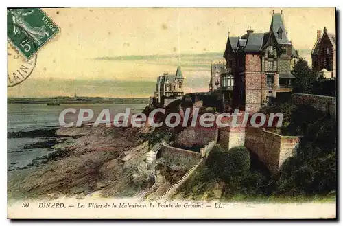 Cartes postales Dinard Les Villas De La Malouine A La Pointe Du Grouin