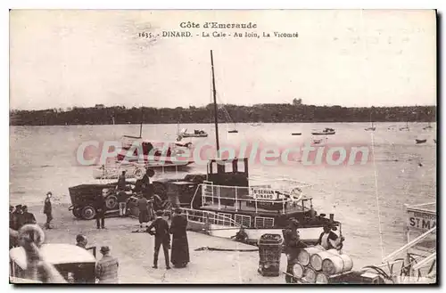 Cartes postales Dinard La Cale Au loin La Vicomt�