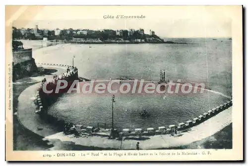 Ansichtskarte AK Dinard la piscine Et La Plage A Maree Haute Et La Pointe