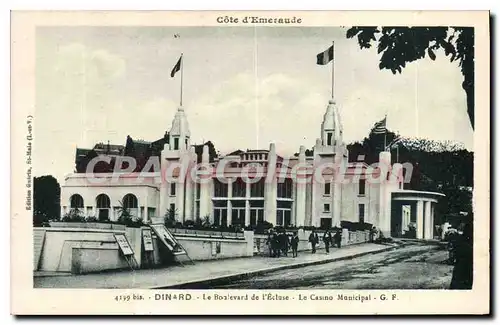 Ansichtskarte AK Dinard Le Boulevard De I'Ecluse Le Casino Municipal