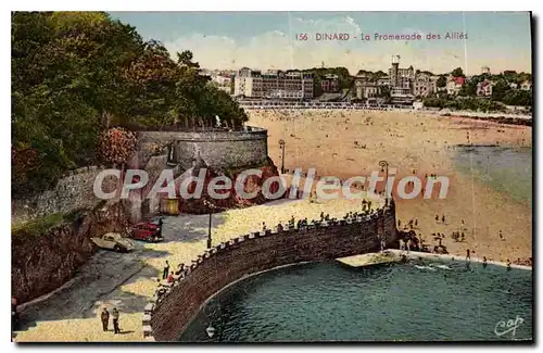 Ansichtskarte AK Dinard La Promenade Des Allies