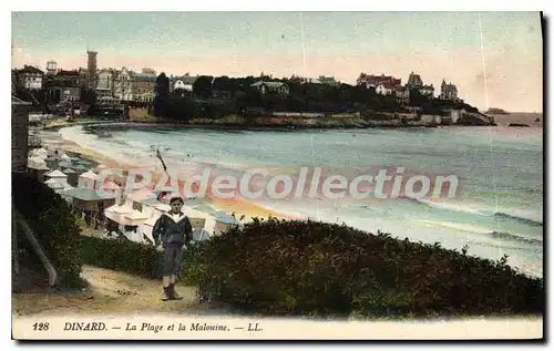 Cartes postales Dinard La Plage Et La Malouine