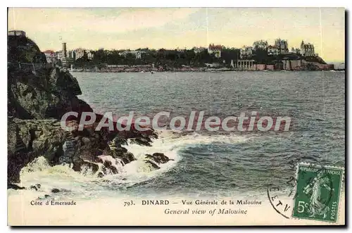 Cartes postales Dinard Vue Generale De La Malouine