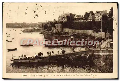 Cartes postales Dinard Le Port Et La Cale Des Vedettes Vertes