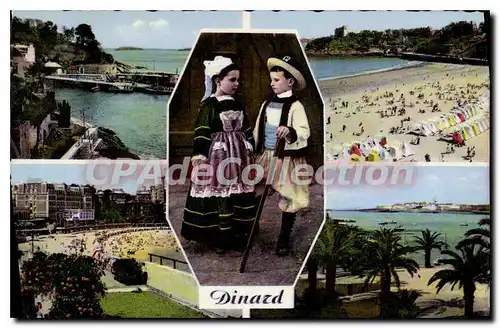 Cartes postales Dinard Promenade Du Clair De Lune La Plage