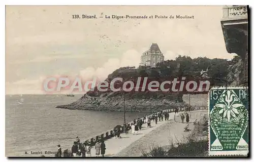 Cartes postales Dinard La Digue Promenade Et Pointe Du Moulinet