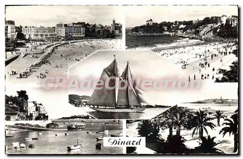 Cartes postales Dinard La Plage Vers Le Crystal