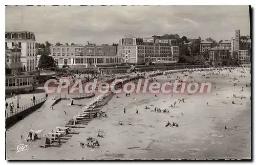 Cartes postales Dinard La Plage Vers Le Crystal