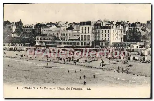 Ansichtskarte AK Dinard Le Casino Et I'Hotel Des Terrasses