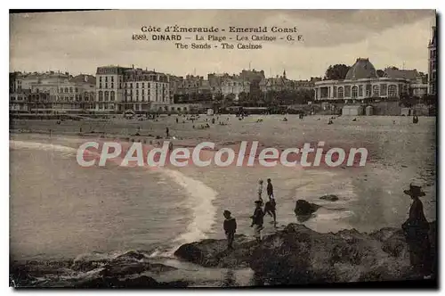 Cartes postales Dinard La Plage Les Casinos