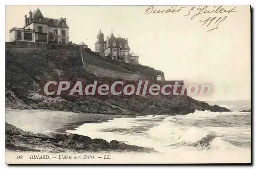 Ansichtskarte AK Dinard L'Anse Aux Et�tes