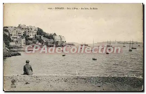 Cartes postales Dinard Bric A Brac Au Loin St Malo